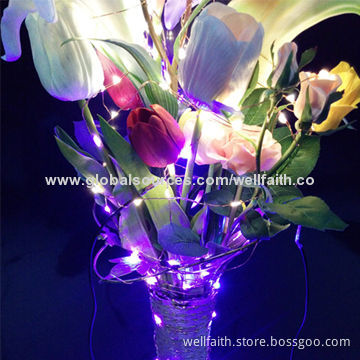 Battery-operated lighted flowers with huge market and considerable profits